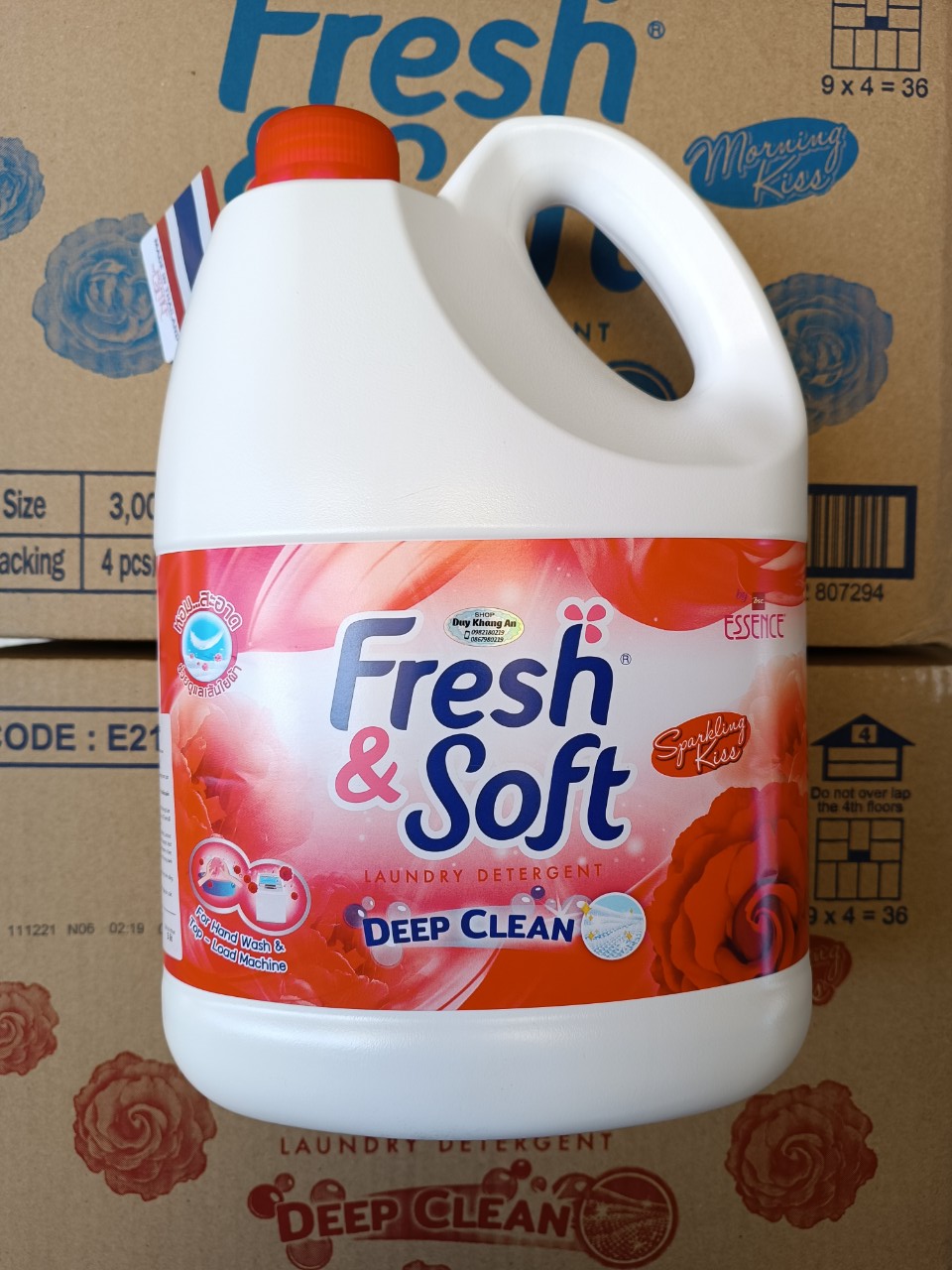 Nước giặt Fresh Soft 3.5L (hàng nhập khẩu chính hãng )