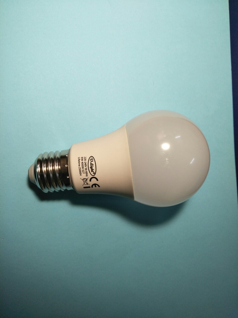 Bulb v-light led 6W / E27