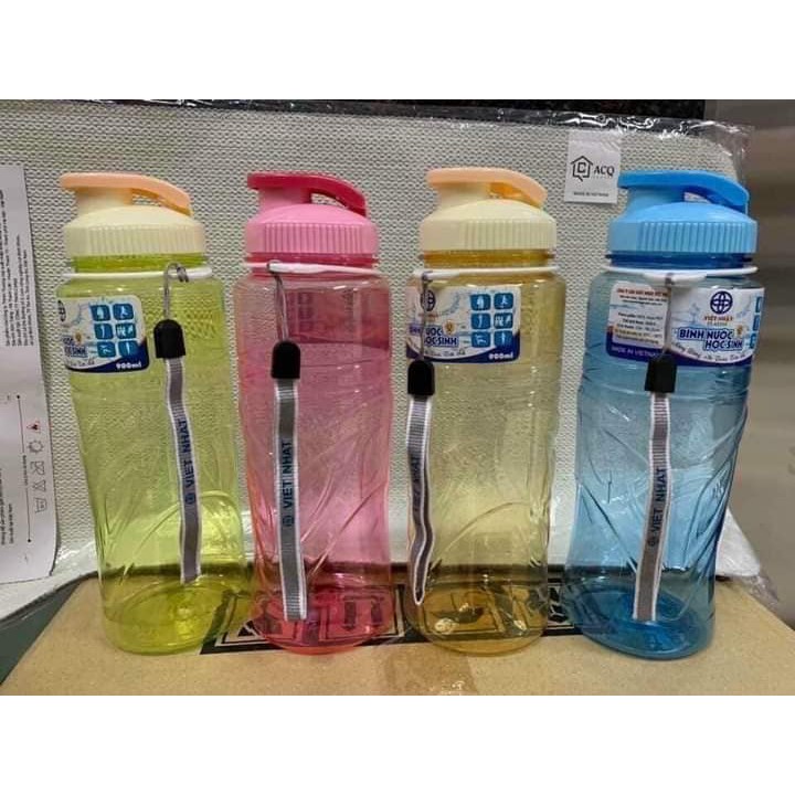 Bình uống nước học sinh bằng nhựa Việt Nhật 750ml500ml1000ml  Lazadavn