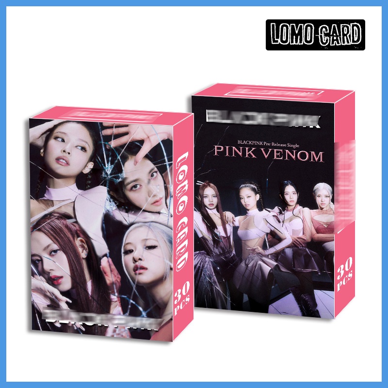 LOMO卡 BP粉墨 新专辑PINK VENON小卡 祝福卡 留言卡 收藏卡