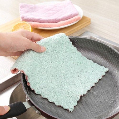 Set 10 Khăn lau 2 mặt đa năng mềm mịn xịn xò