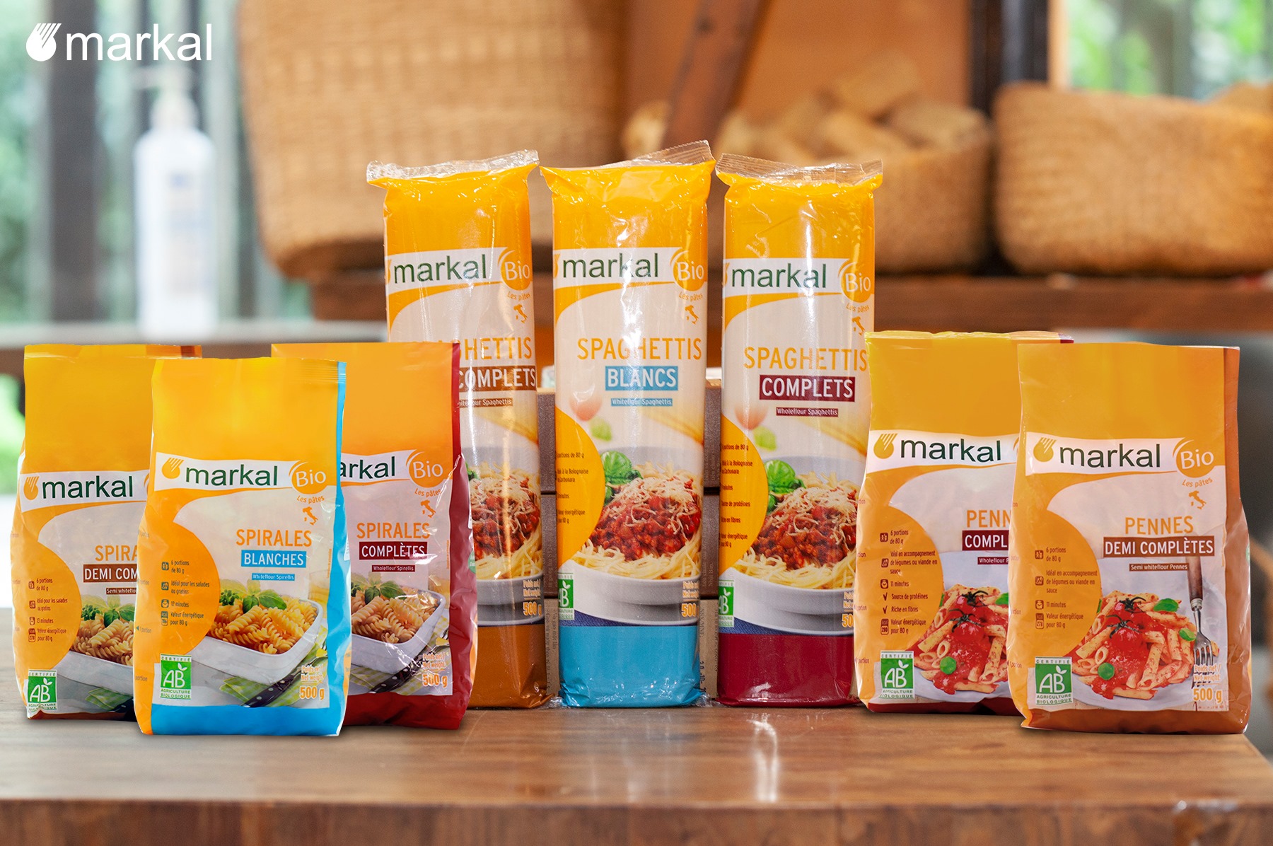 [HCM]Mì spaghetti lứt hữu cơ Markal 500g