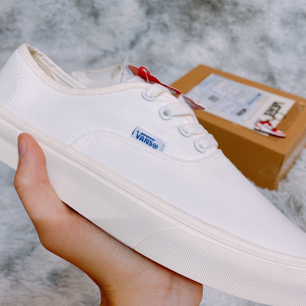 Giày vans classic trắng hàng 1:1 chất lượng ( full box + freeship )