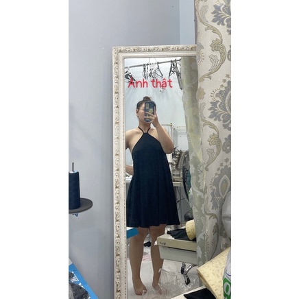 [ SIZE LỚN BIGSIZE 55Kg-100Kg ] ĐẦM XOÈ CỔ YẾM