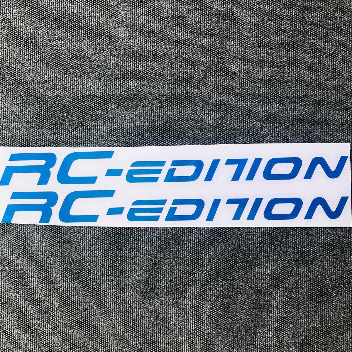 Tem dán phuộc phản quang RC-EDITION CHO NHIỀU LOẠI XE (MÀU XANH DƯƠNG)