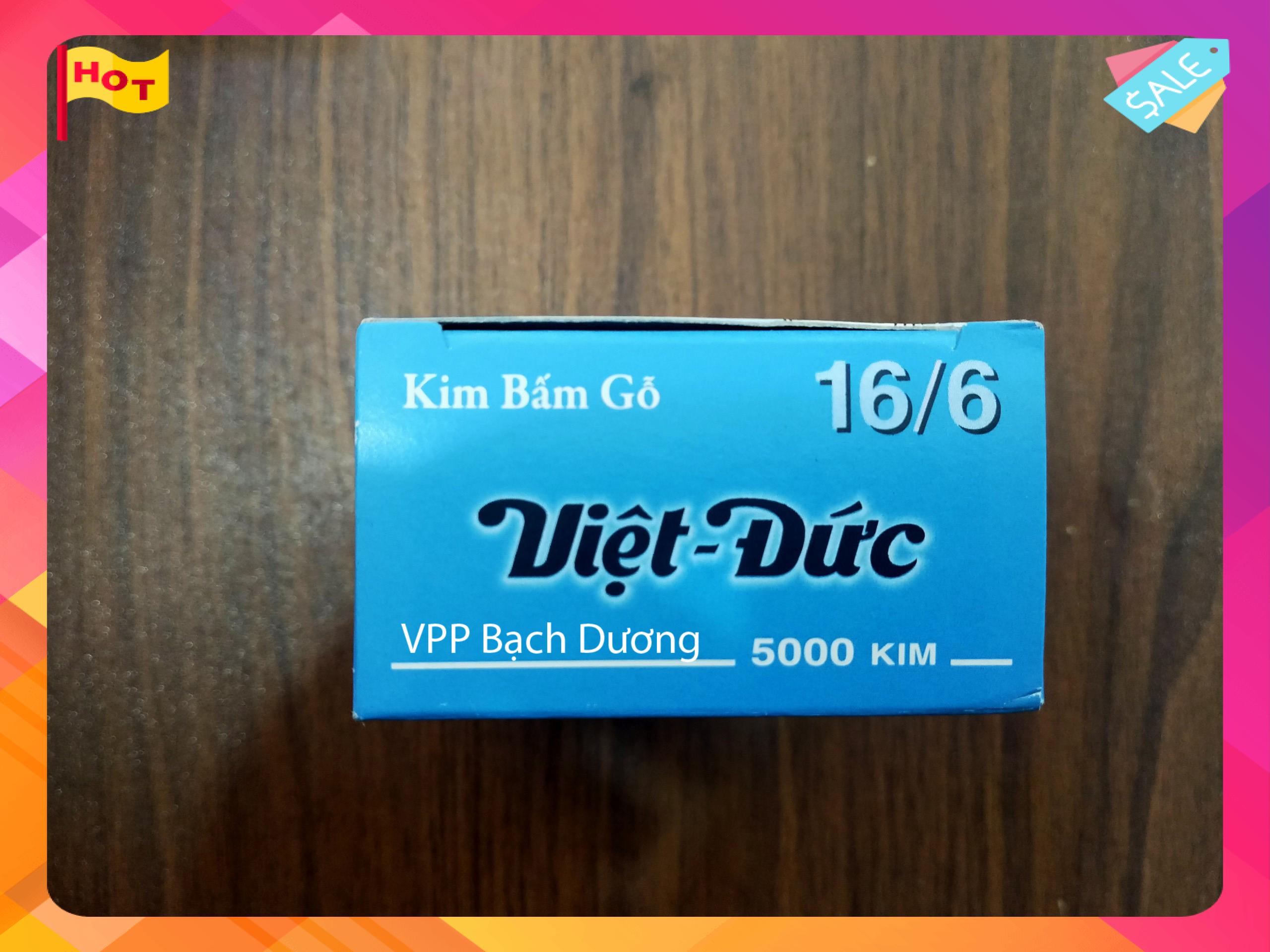 Kim bấm gỗ 16/6 Việt Đức - hộp/5000 kim