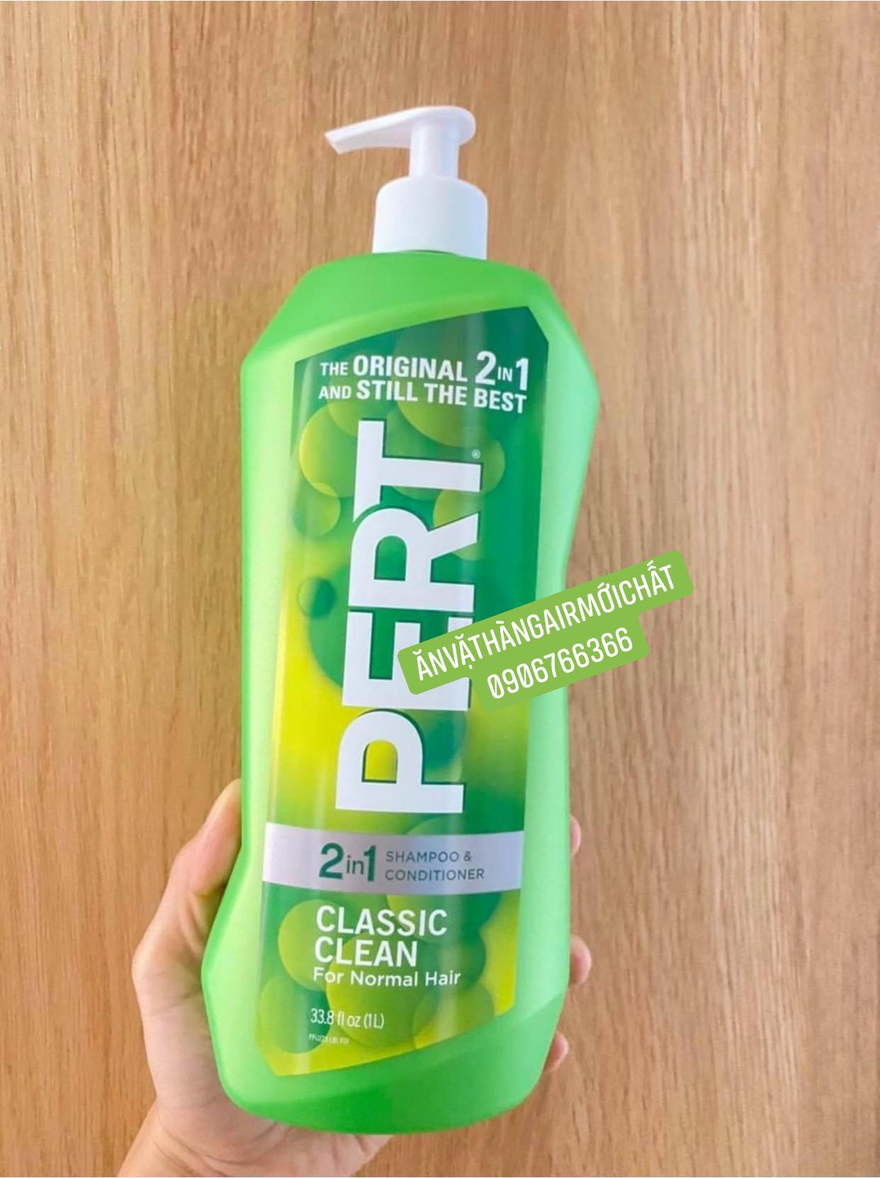 [CHUẨN MỸ]Dầu Gội - Xả PERT 2 in 1 Chai 1 Lít