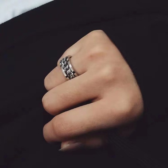 Nhẫn khui bia dây xích cá tính thời trang - Nhẫn bật bia T35 LaDoll, Chống gỉ