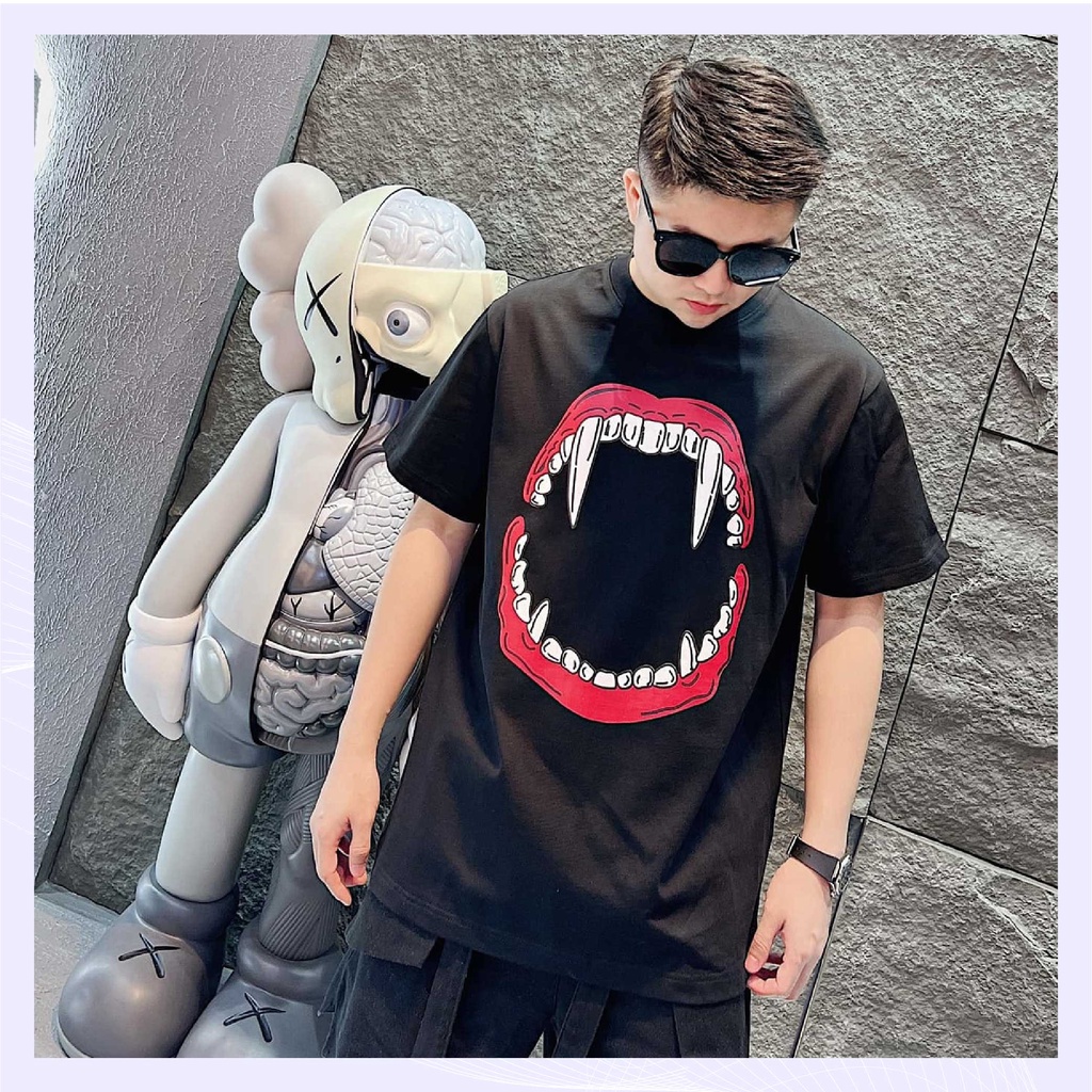 Áo Devil mouth HOT TREND chất cotton co dãn 4 chiều cực mát