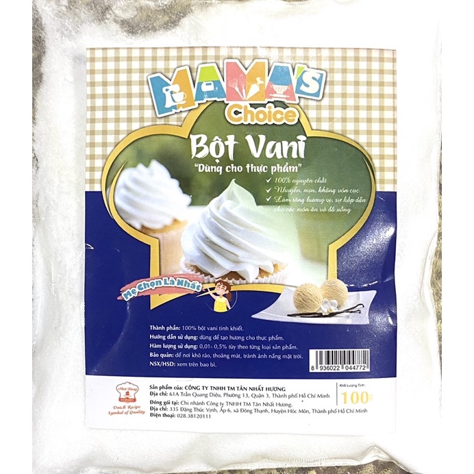 Bột Vani Vanilla 100g Mama Choice