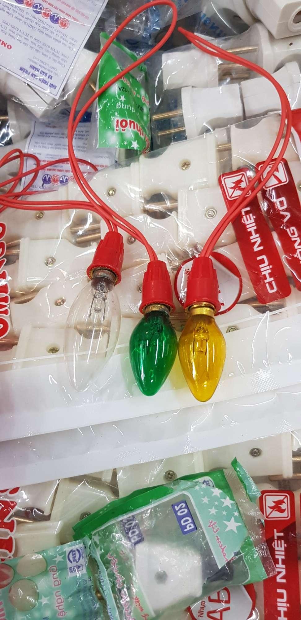 Bộ 10 đui đèn nhót E12