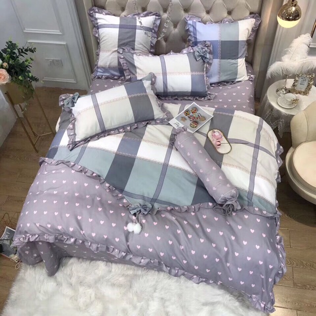 Bộ Cotton Đũi Bánh Bèo 4 Món