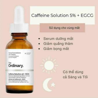 [Bill Sephora]Serum Dưỡng da vùng Mắt Caffeine Solution 5% + EGCG - The Ordinary