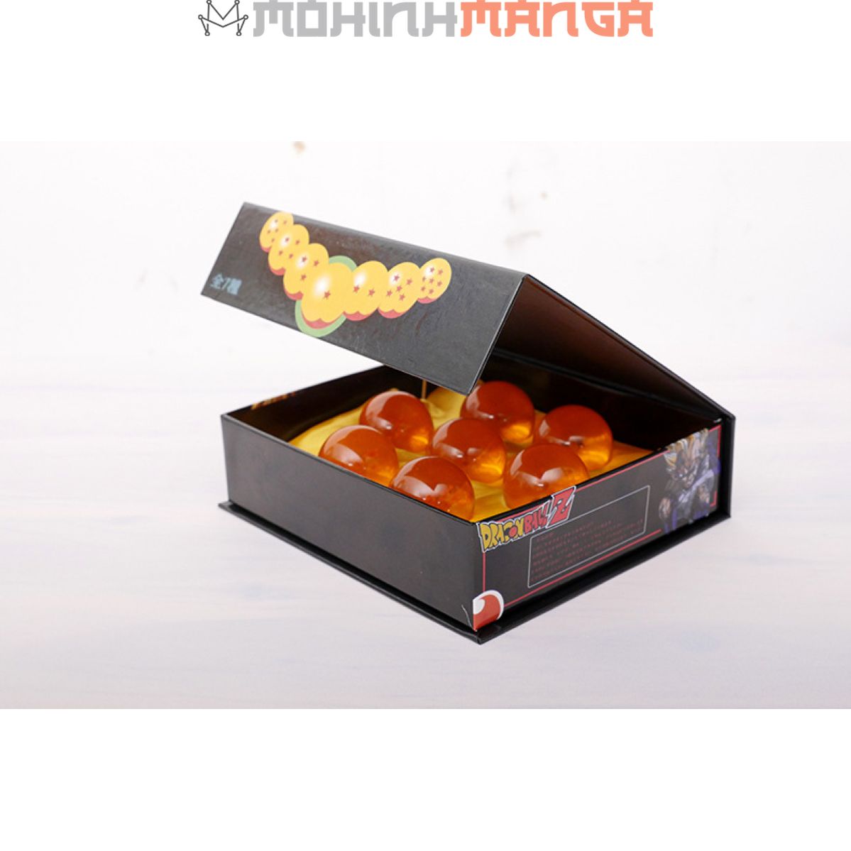 Tặng quà - hộp 7 viên ngọc rồng dragon ball size lớn 4.3 cm đẹp