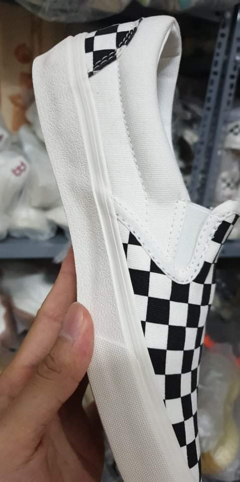 giày thể thao nam nữ vans lười caro