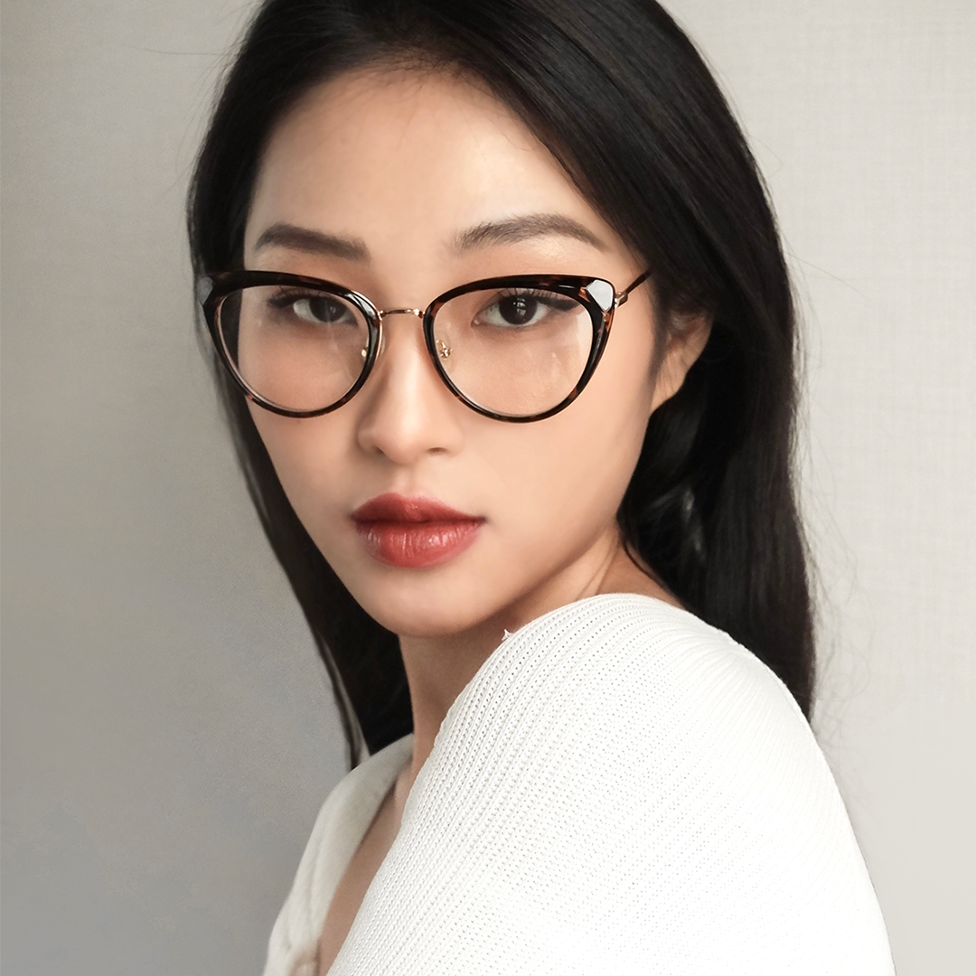 Mắt kính Floralpunk Kaia Glasses - Brown