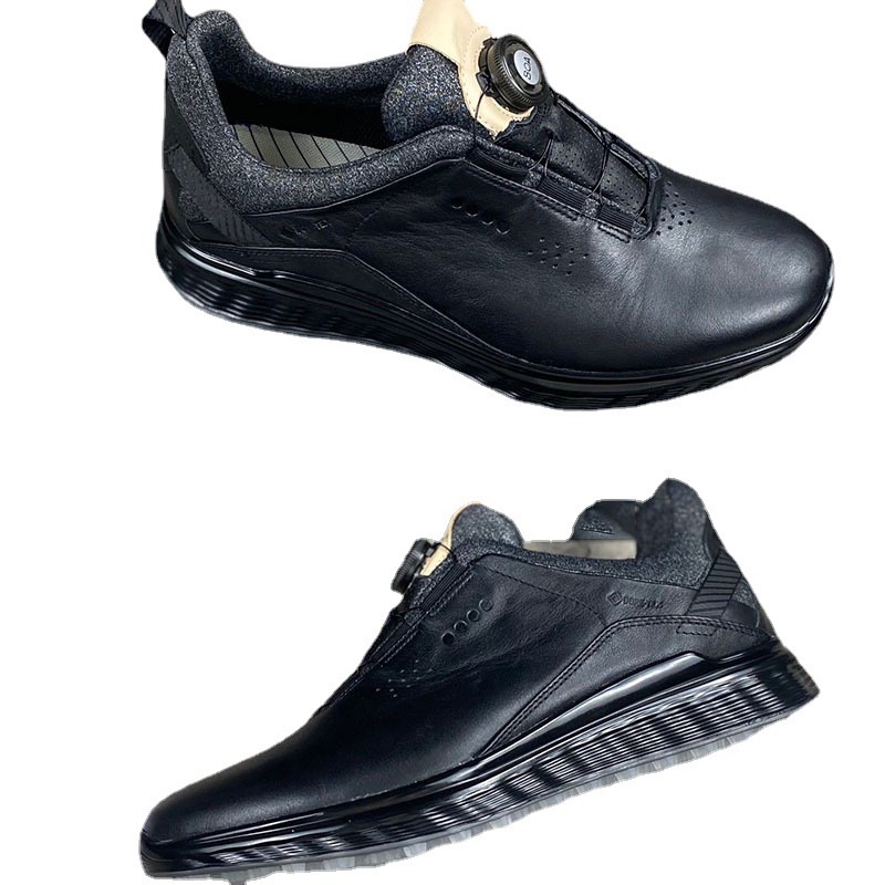 [SALE] Giày Golf Ecco Nút Vặn- đen huyền bí, mẫu mới 2022