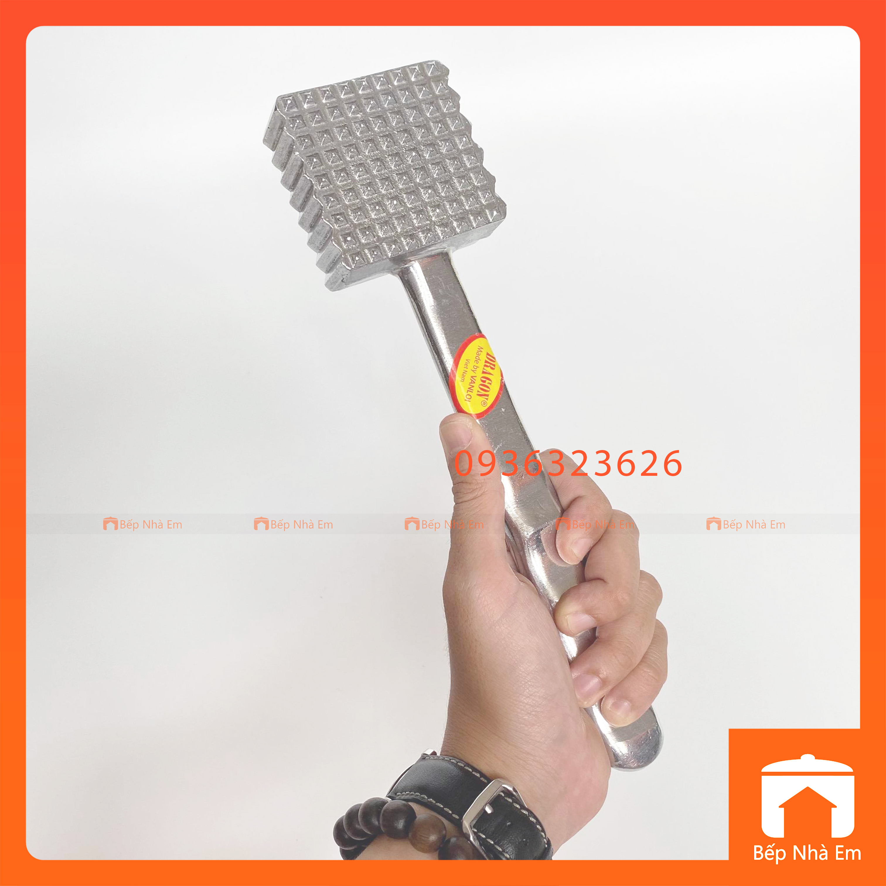 Búa Đập Thịt Đầu Vuông Vạn Lợi - Hàng Việt Nam Sản Xuất