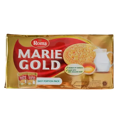 Bánh quy sữa Roma Marie Gold 240g (12 gói * 20g)