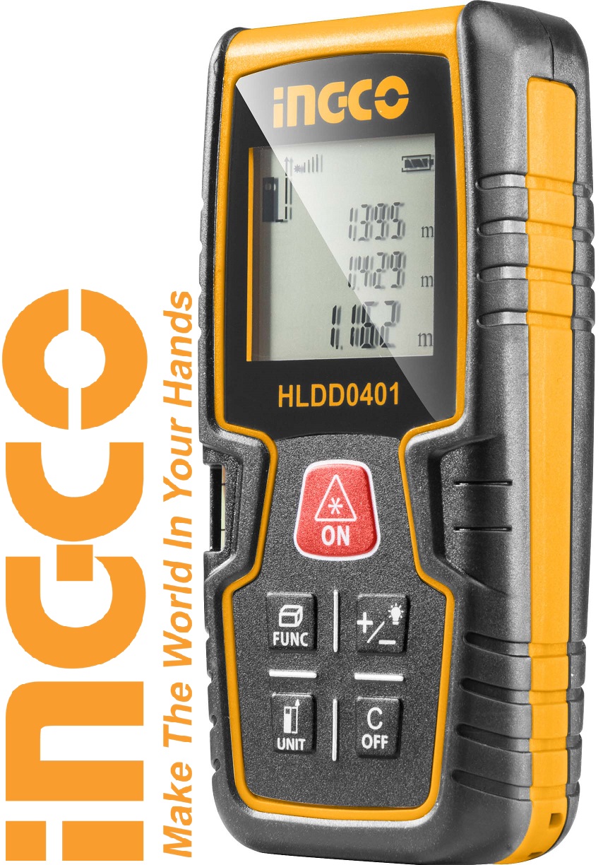 [HCM]Máy đo khoảng cách tia laser 40 mét INGCO HLDD0401
