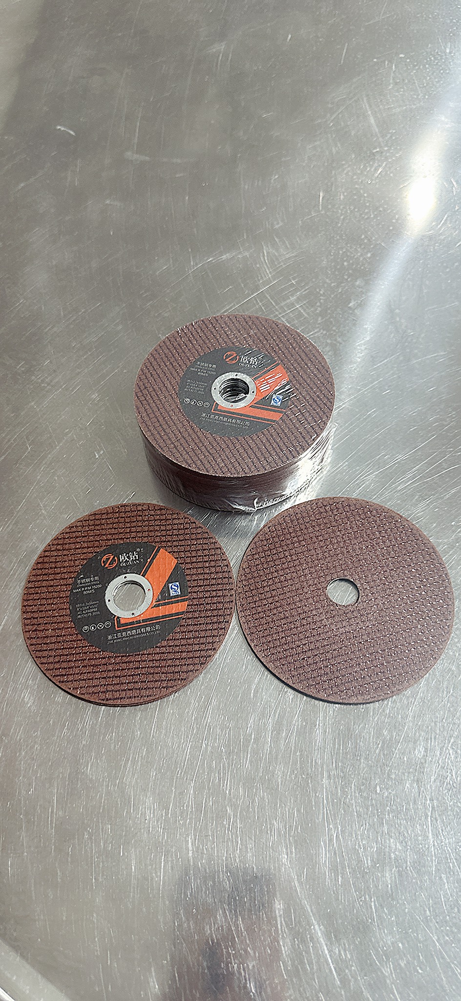 Đá Cắt Ouzuan Đỏ 107x1.2x16mm