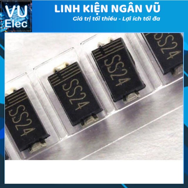 SS24 DO-214AC Diode Schottky 2A 40V (SR240 SMA DO214) (10C)