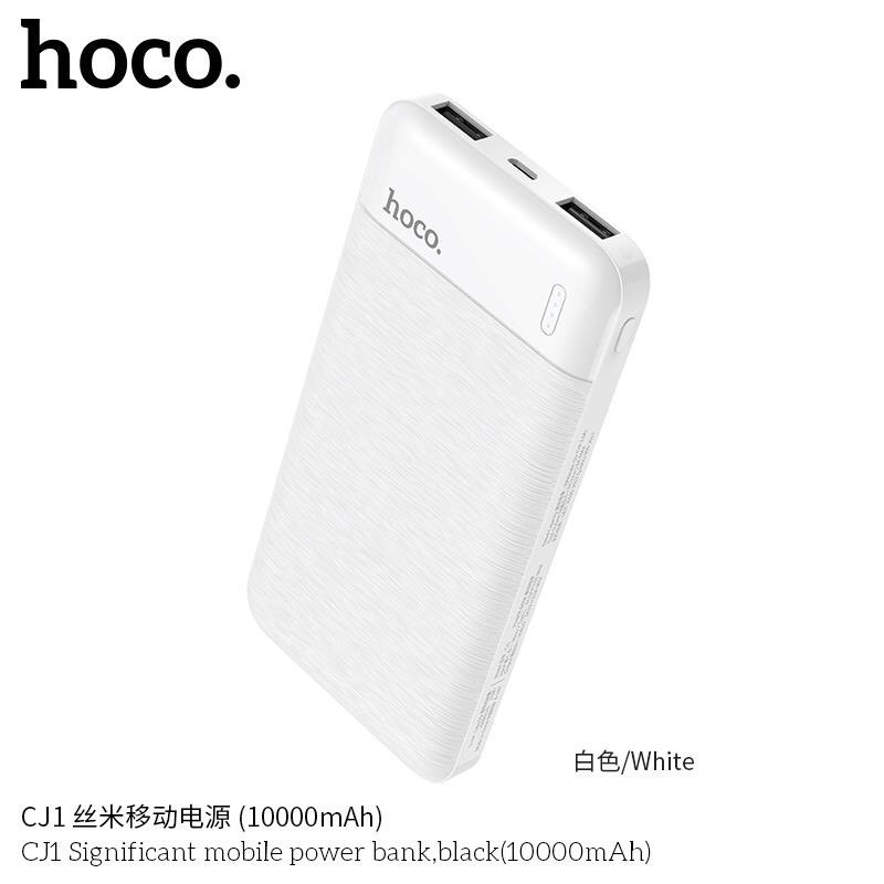 [10000 mah] SẠC DỰ PHÒNG IPHONE ANDROID HOCO CJ1 10000 MAH SIÊU MỎNG HÀNG CỰC ĐẸP