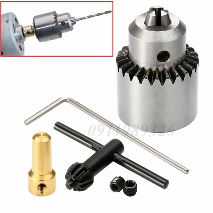 [HCM]Đầu kẹp mũi khoan mini 0.3-4mm cho mô tơ trục 3.17mm
