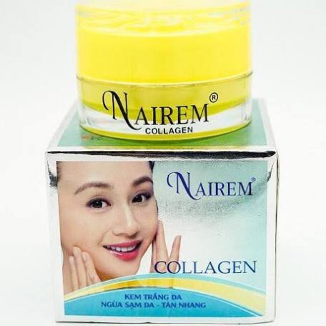 [HCM]Kem Nairem siêu trắng phai sạm tàn nhang dưỡng chất Collagen 15g