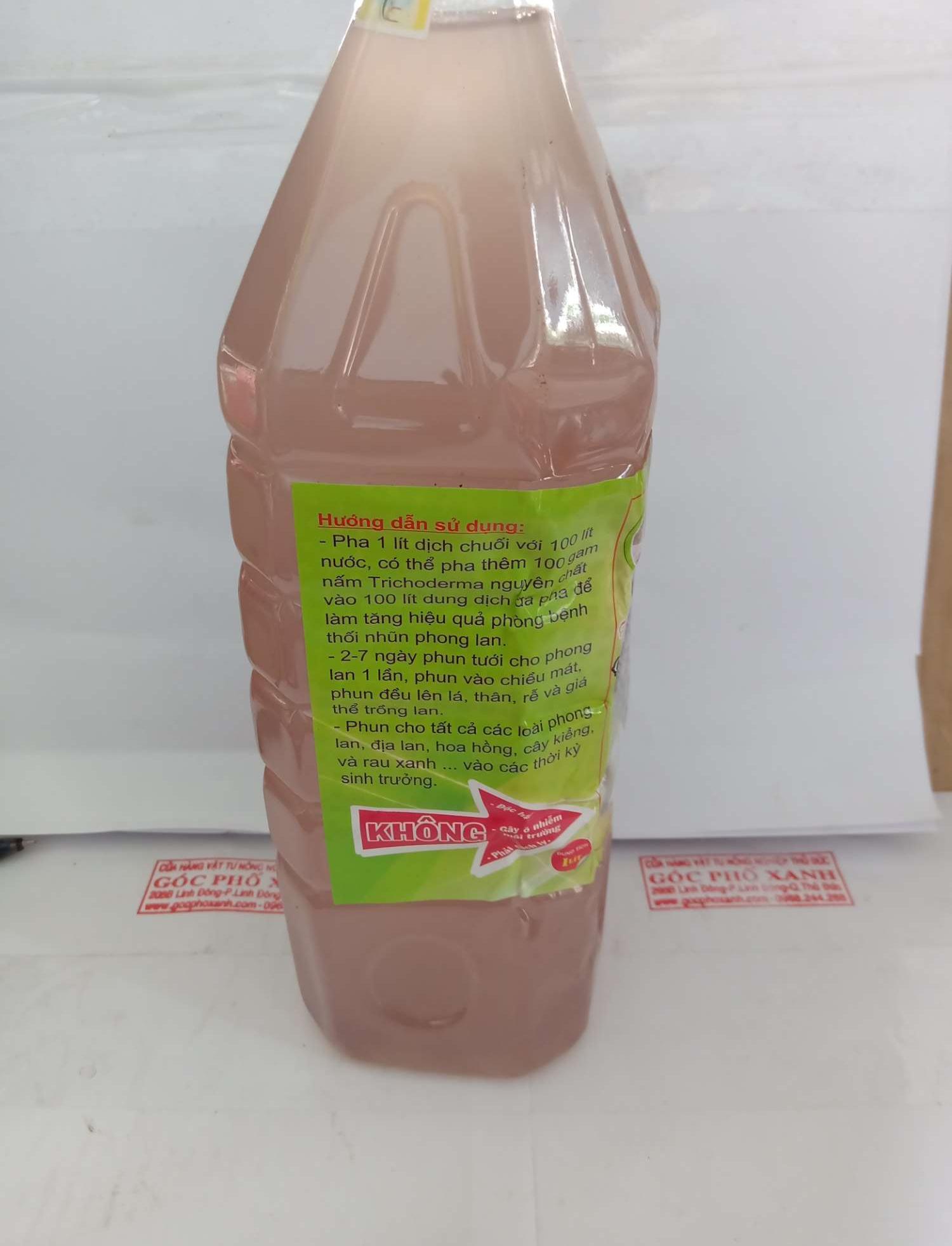 Dịch chuối cho phong lan chai 1 lít