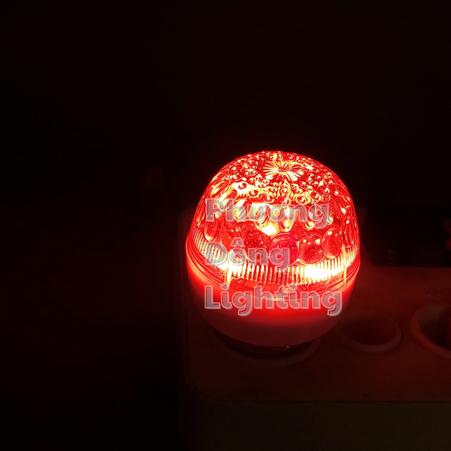 Bóng LED Chanh tròn đổi 7 màu đuôi E27
