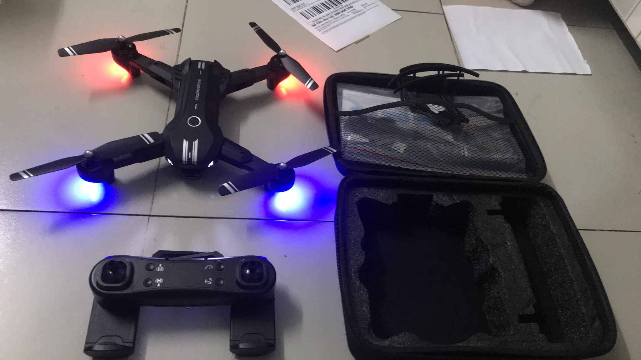 Flycam H168 4k mắt Quang