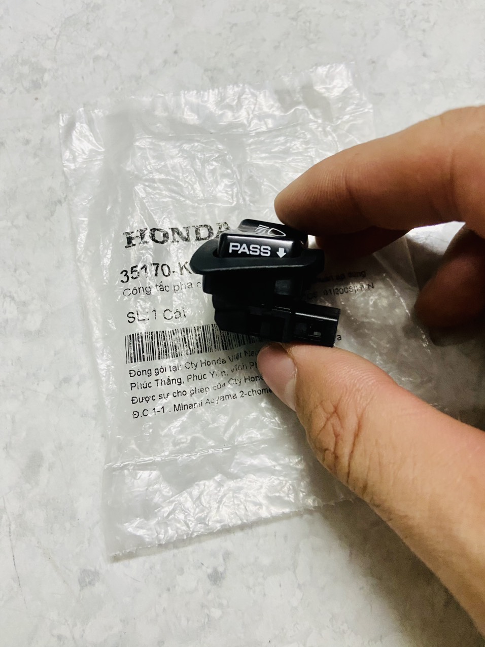 Nút Pha Cốt Passing Honda Sh việt Nam / Vario / Click 125/ ShMode