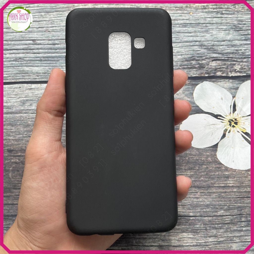 Ốp lưng samsung a8 2018 dẻo đen bền đẹp