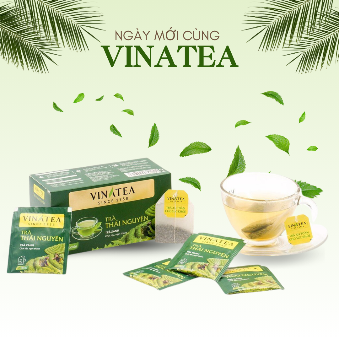 Trà Vinatea Thái Nguyên túi lọc 50g
