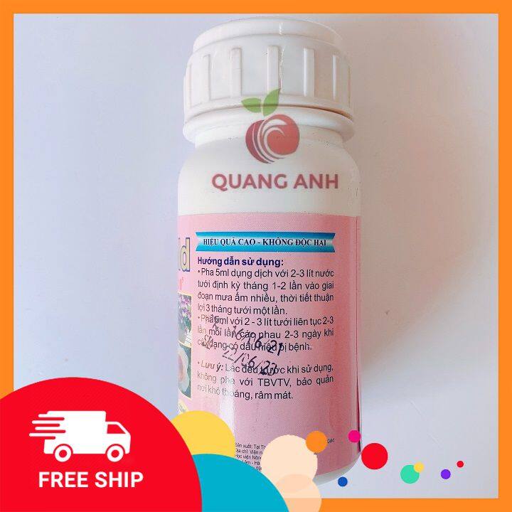 [FreeShip] Chế Phẩm Nano Gold Nấm đối kháng trichoderma Bacillus 2.10^9 lọ 250ml