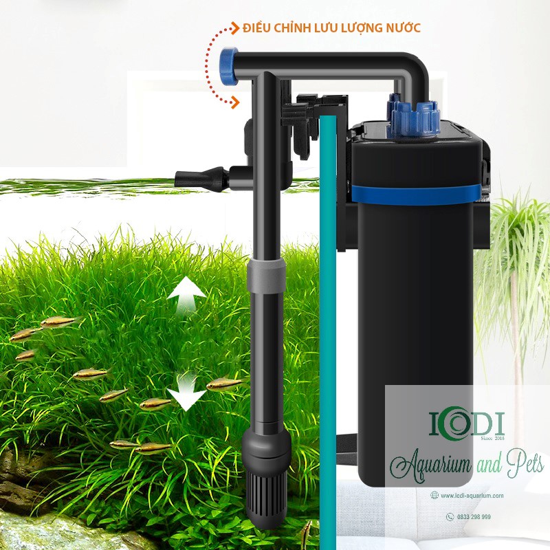 Máy Lọc Treo Mini KY Bể Cá Cảnh Bể Thuỷ Sinh