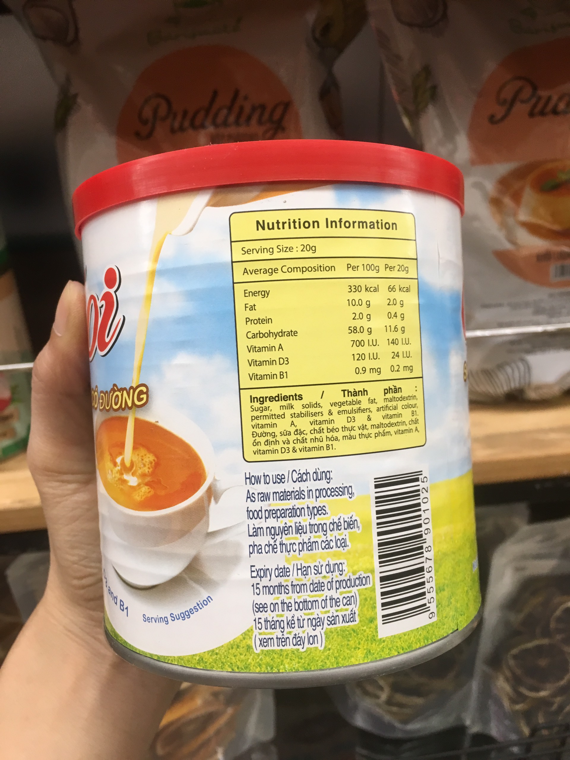 Sữa đặc Moi 1kg