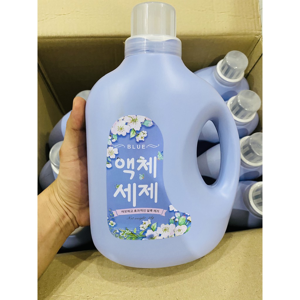Nước Giặt Blue Hàn Quốc Hương Thảo Mộc  2000ML