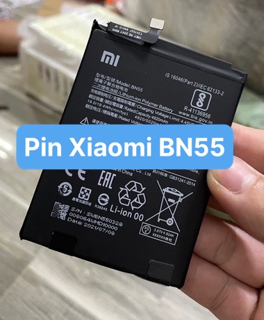 Pin xiaomi redmi note 9s - bn55 / 5020mah
