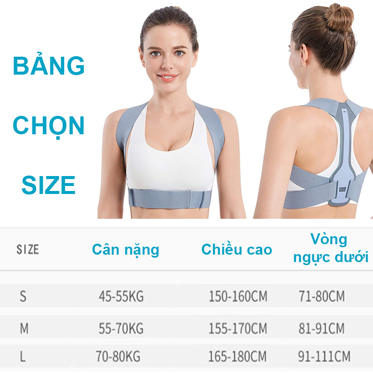 Đai chống gù lưng nam nữ có nẹp cố định dành cho dân văn phòng hãng amalife – đai chống gù cao cấp chính hãng ama04