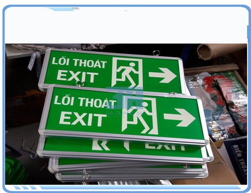 Bảng dạ quang 1 mặt khung nhôm LỐI THOÁT EXIT