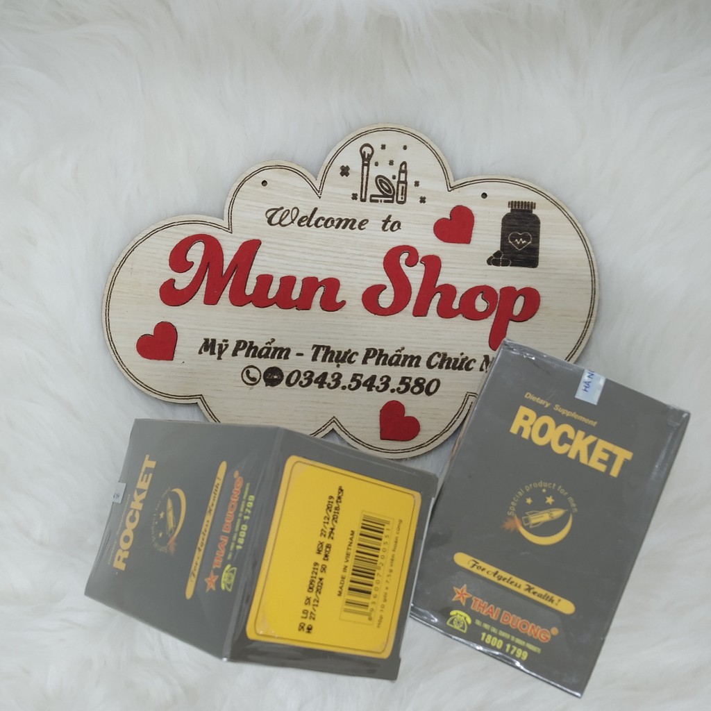 Viên Uống Rocket Hộp 10 Gói (Che Tên)