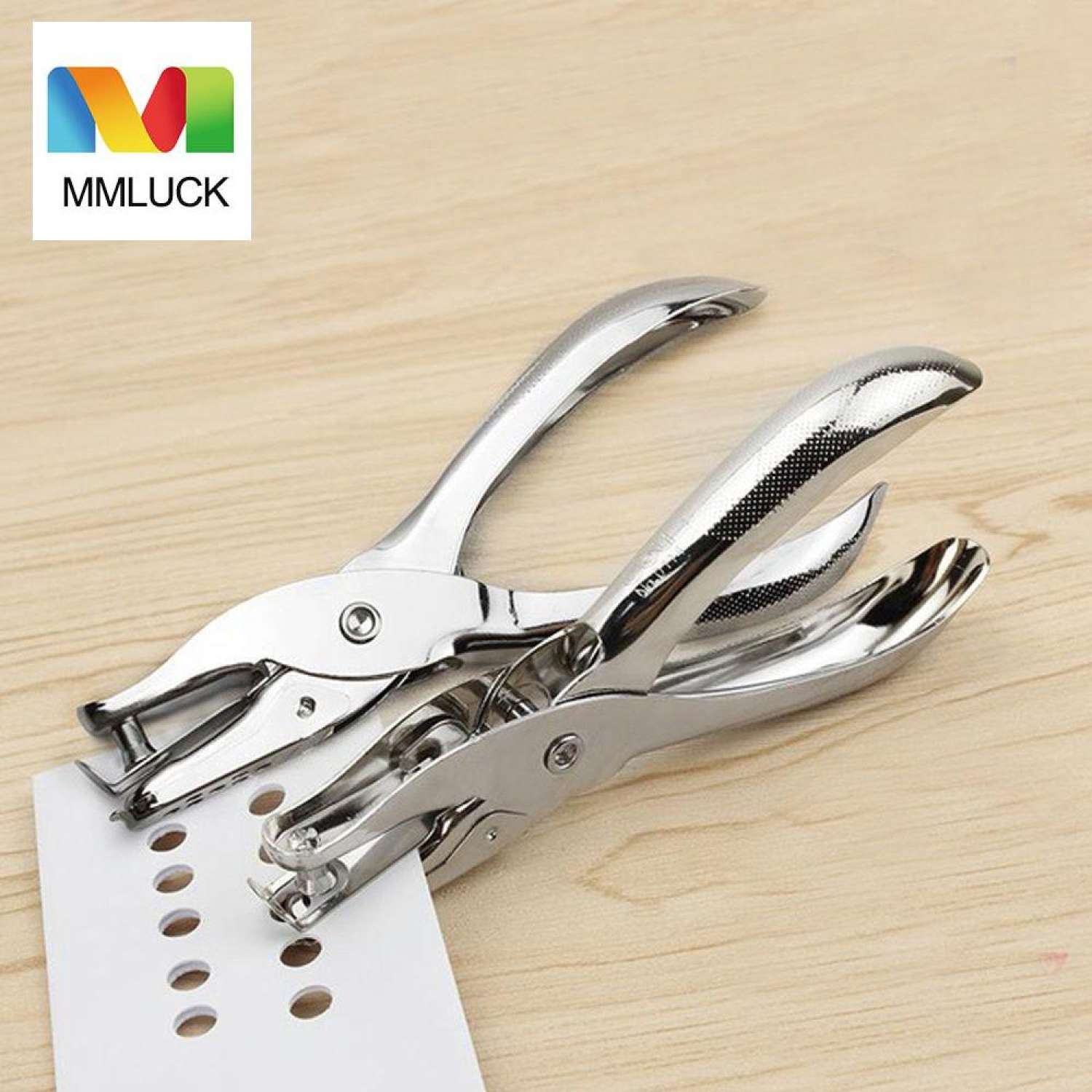 MMLUCK 1 Cái Lỗ Đơn Bền Chặt Đồ Dùng Văn Phòng Trường Học Sổ Lưu Niệm Đấm