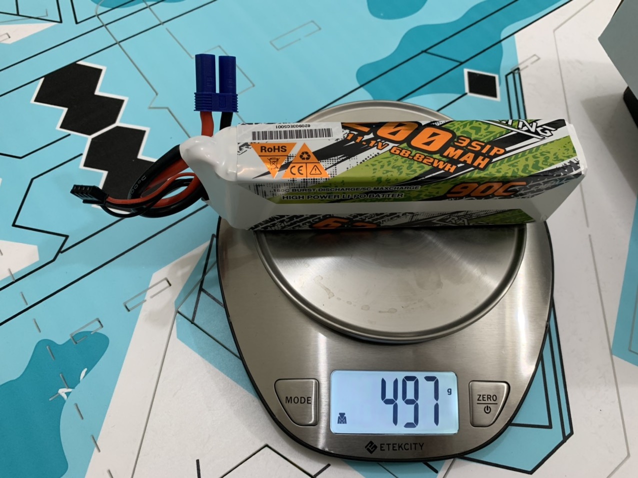 Pin lipo cnhl racing 6200mah 11.1v 3s 90c - hàng chính hãng, nhập khẩu trực tiếp