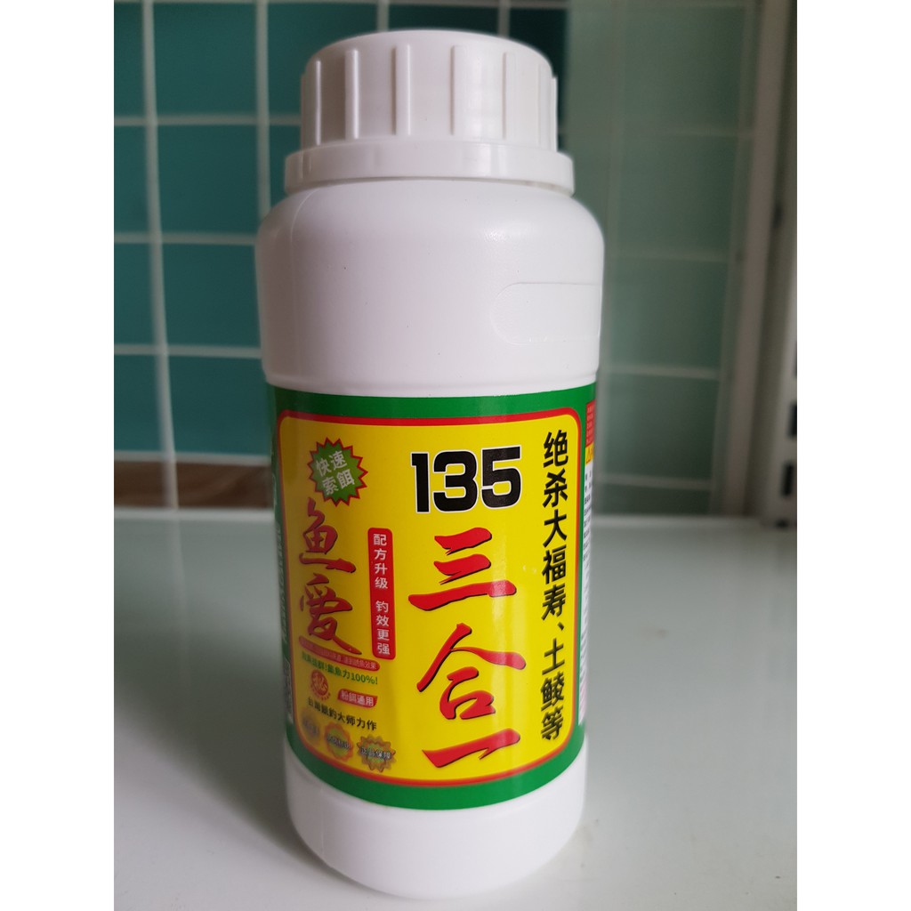 Tinh mùi 135 câu cá Chép - Cá Rô Phi, mồi câu cá, mồi dụ cá hiệu quả ( Ngu Long )