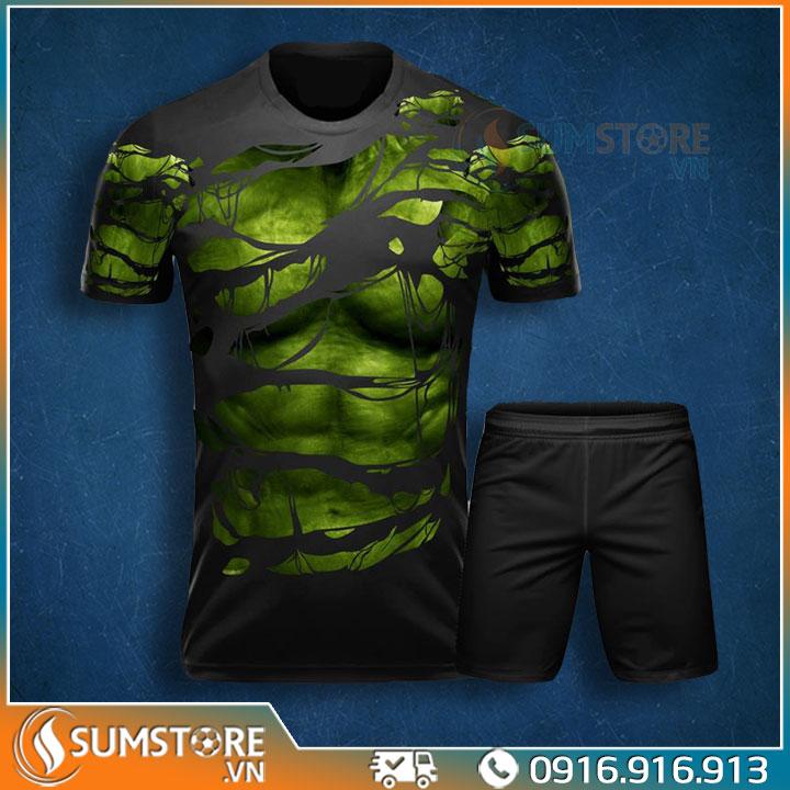 [HCM]Đồ Thể Thao Bóng Đá Mẫu Độc Lạ Cực Đẹp - Áo Avenger Khổng Lồ Xanh Hulk Siêu Ngầu
