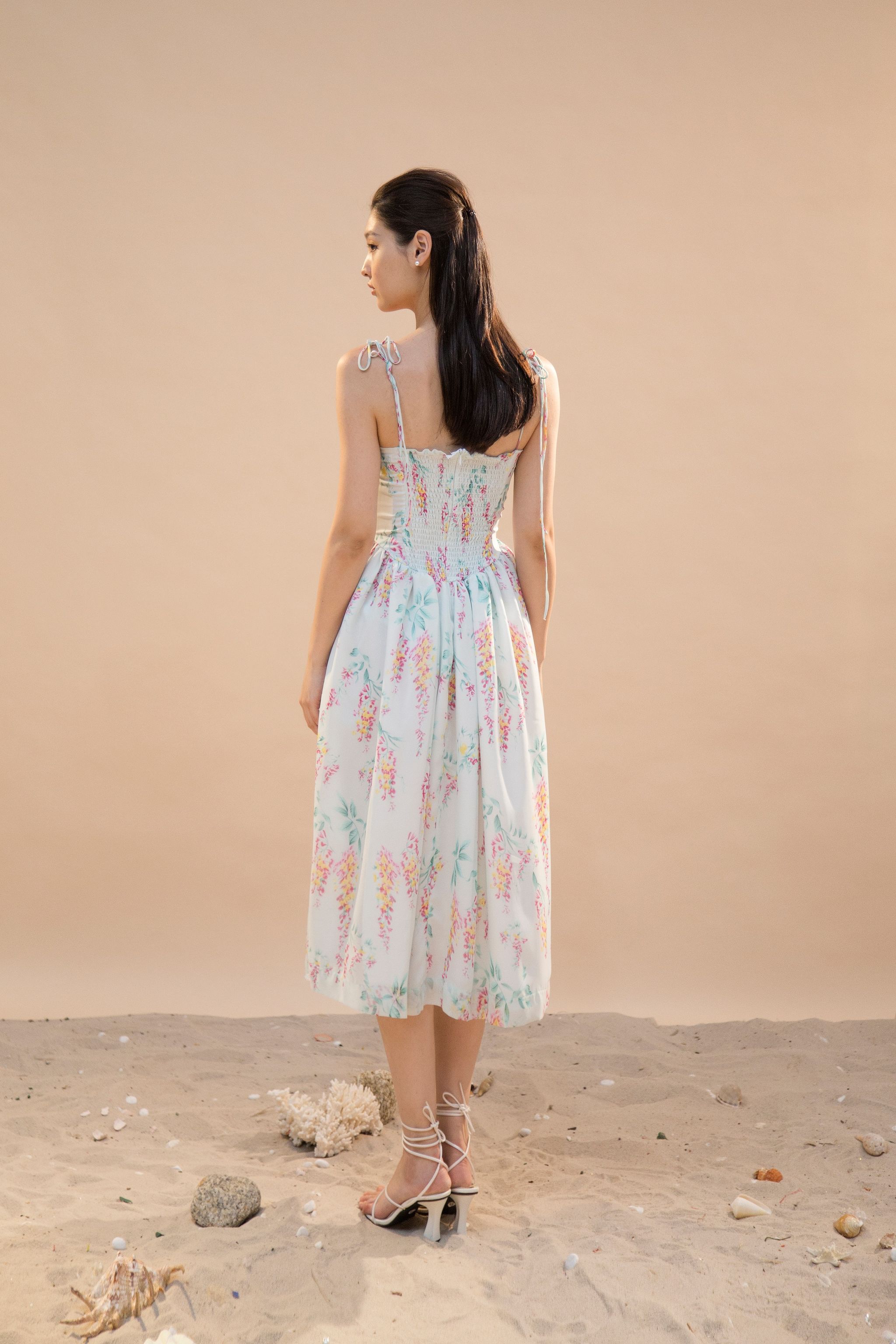 Đầm Hai Dây Hoa - EDINI - D1524