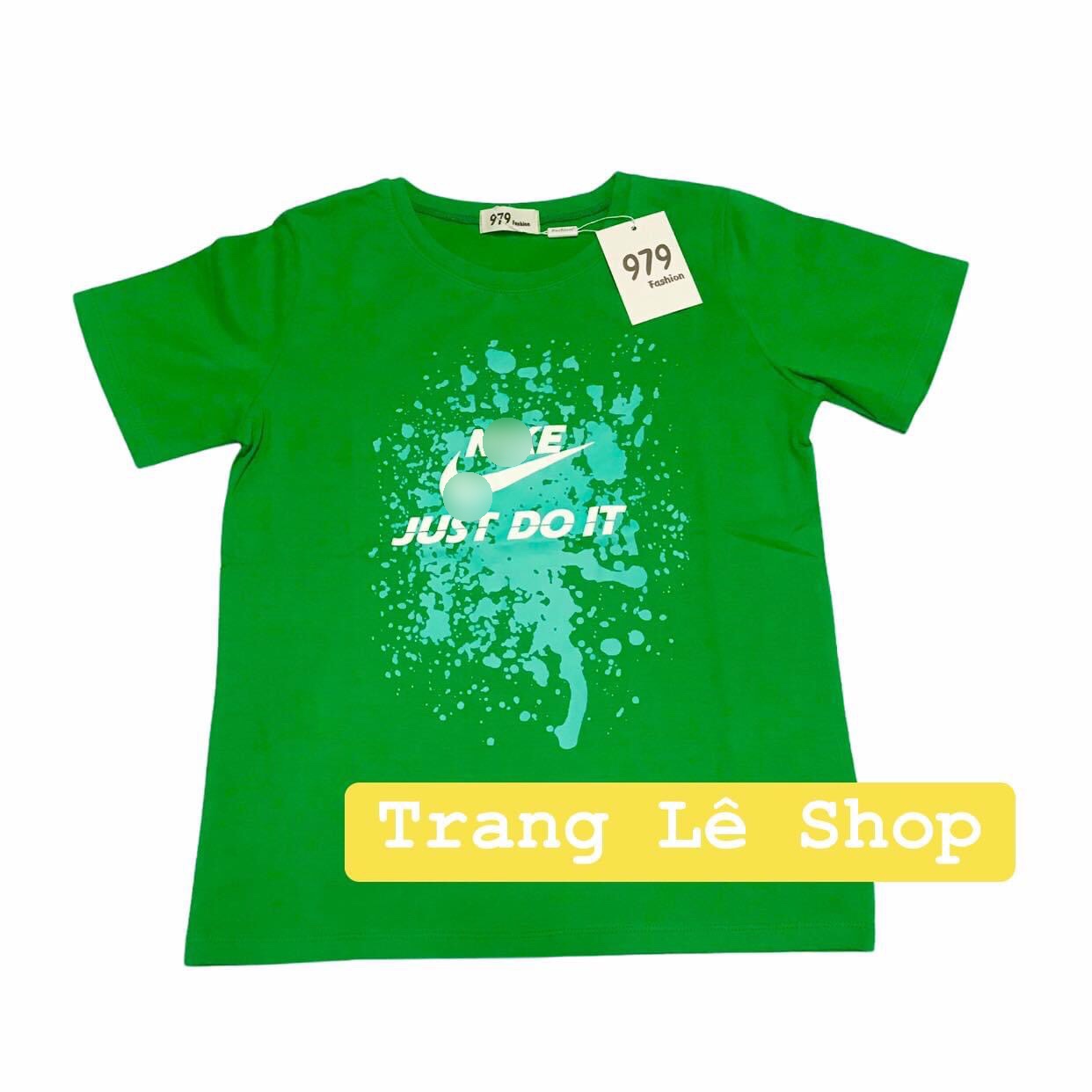 ( Hoạ tiết: Just Do It - AO0004) Áo Thun Thái nữ Cotton 4 chiều, mềm mịn, in nổi 979