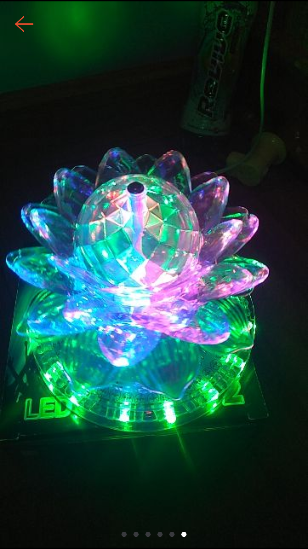 [HCM]Đèn Led Bông Sen Quay 7 Màu  ShopAnhThu